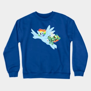 Rainbow Dash and Tank Crewneck Sweatshirt